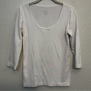 French Laundry |  White stretch Top, Size Small